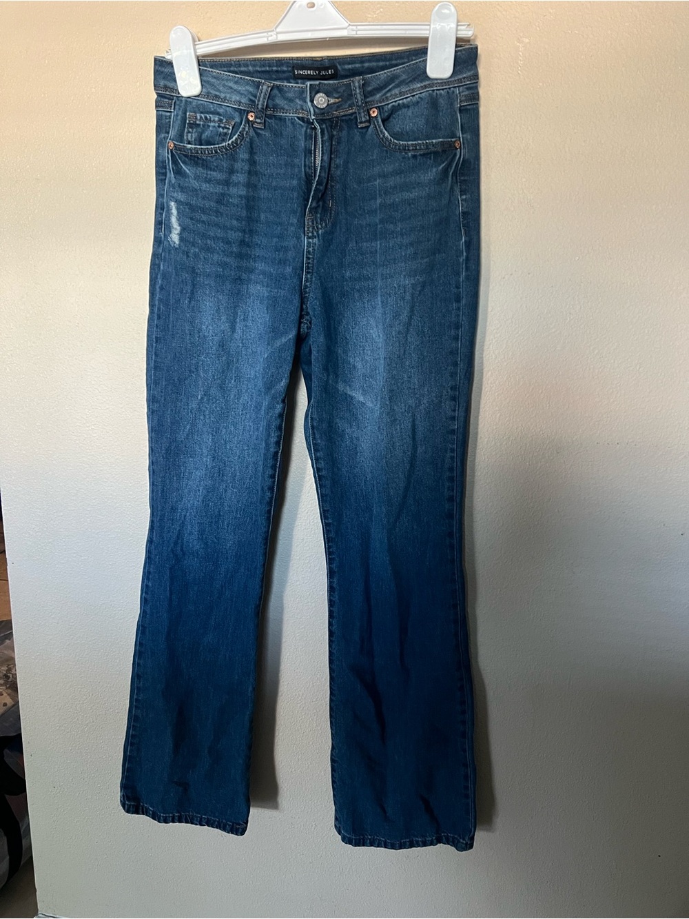 🌸Sincerely Jules Mid Wash Wide Leg Jeans
